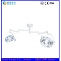 Shadowless Cold Double Dome Type de plafond Lampes chirurgicales chirurgicales